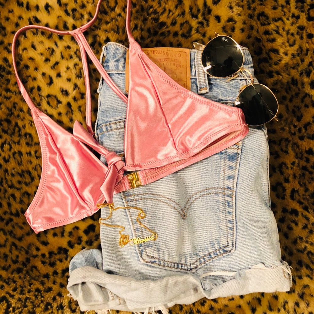 Pink Swim Top